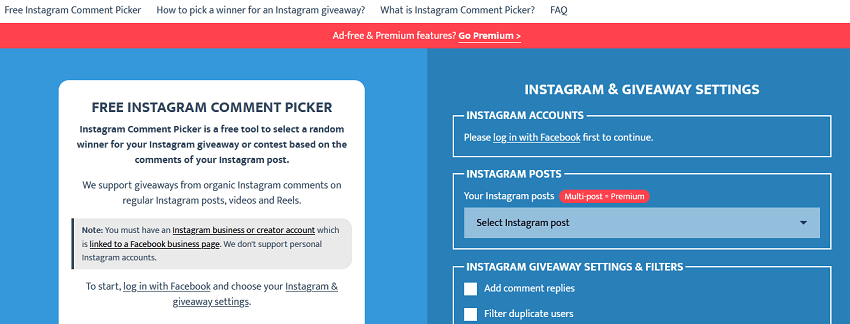 Instagram Comment Picker